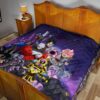 Dragon Ball Anime DB Goku Vs Villains Purple Galaxy Premium Quilt Blanke 19