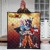 Dragon Ball Anime DB Super Saiyan Beerus Jiren Desert Premium Quilt Blanke 3