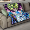 Dragon Ball Anime DB Super Saiyan Broly Goku And Vegeta Power Vapor Premium Quilt Blanket 15