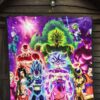 Dragon Ball Anime Premium Quilt - DB Full Characters Powerful Burst Limit Quilt Blanket 7