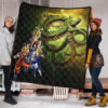 Dragon Ball Anime Premium Quilt - DB Goku Vegeta Halo With Shiny Shernon Quilt Blanket 1