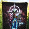 Dragon Ball Anime Premium Quilt - DB Goku Vs Villains Black Goku Fusao Zamasu Quilt Blanket 5