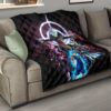 Dragon Ball Anime Premium Quilt - DB Goku Vs Villains Black Goku Fusao Zamasu Quilt Blanket 13