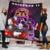 Dragon Ball Anime Premium Quilt | DB Jiren Power Universe 11 Purple Galaxy Quilt Blanket 1