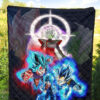 Dragon Ball Anime Premium Quilt - DB Super Saiyan Power Burst Vs Villains Fusao Zamasu Quilt Blanket 5