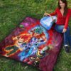 Dragon Ball Anime Premium Quilt - DB Super Saiyan Powerful Burst Limit Quilt Blanket 9