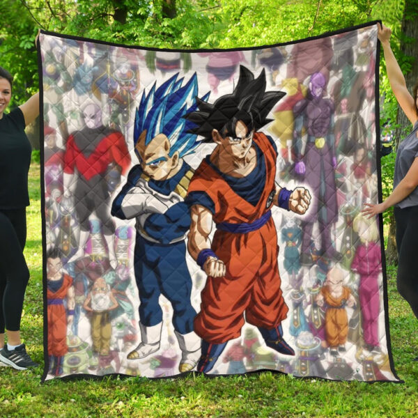 Dragon Ball Anime Tapestry | DB Goku Vegeta All Characters Background Quilt Blanket