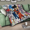 Dragon Ball Anime Tapestry | DB Goku Vegeta All Characters Background Quilt Blanket 15