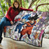 Dragon Ball Anime Tapestry | DB Goku Vegeta All Characters Background Quilt Blanket 11