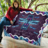 Dragonflies Are Kisses From Heaven Quilt Blanket Dragonfly Lover 7