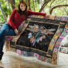 Dreamcatcher Native Dragonfly Quilt Blanket Amazing Gift Idea 7