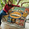 Drinking Beer Premium Quilt Blanket Hobby Home Decor Custom For Fans 11