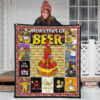 Drinking Beer Simpson Premium Quilt Blanket Hobby Home Decor Custom For Fans 3