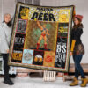 Drinking Craft Beer Premium Quilt Blanket Hobby Home Decor Custom For Fans 1