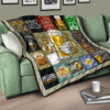 Drinking Craft Beer Premium Quilt Blanket Hobby Home Decor Custom For Fans 17