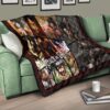 Eren Yeager Attack On Titan Premium Quilt Blanket Anime Home Decor Custom For Fans 17