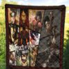 Eren Yeager Attack On Titan Premium Quilt Blanket Anime Home Decor Custom For Fans 5