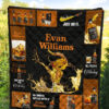 Evan Williams Quilt Blanket All I Need Is Whisky Gift Idea 5