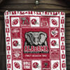 Fan Alabama Crimson Tide Quilt Blanket Amazing Gift Idea 7