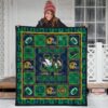 Fan Notre Dame Fighting Irish Quilt Blanket Amazing Gift Idea 3