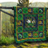 Fan Notre Dame Fighting Irish Quilt Blanket Amazing Gift Idea 13
