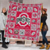 Fan Ohio State Buckeyes Quilt Blanket Amazing Gift Idea 1