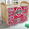 Fan Ohio State Buckeyes Quilt Blanket Amazing Gift Idea 21