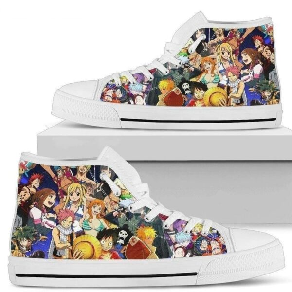 Favorite Anime Characters Sneakers High Top Shoes Fan