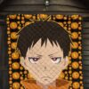 Fire Force Anime Premium Quilt Shinra Kusakabe Red Eye E Letter Fire Patterns Quilt Blanket 7