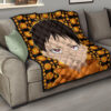 Fire Force Anime Premium Quilt Shinra Kusakabe Red Eye E Letter Fire Patterns Quilt Blanket 15