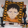 Fire Force Anime Premium Quilt Shinra Kusakabe Red Eye E Letter Fire Patterns Quilt Blanket 1