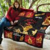 Fireball Cinnamon Quilt Blanket All I Need Is Whisky Gift Idea 11