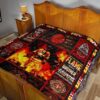 Firefighter Quilt Blanket Amazing Gift Idea 19