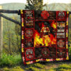 Firefighter Quilt Blanket Amazing Gift Idea 13