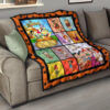 Flintstone 60th Anniversary Quilt Blanket Cartoon Fan Gift 15