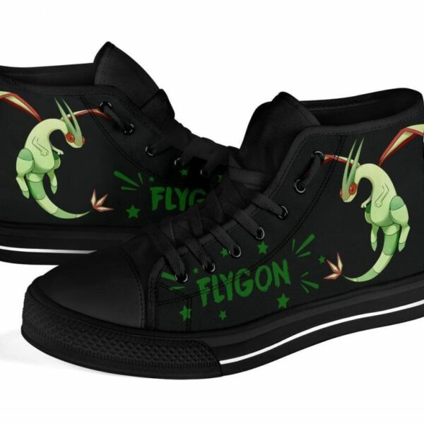 Flygon Sneakers High Top Shoes Gift Idea