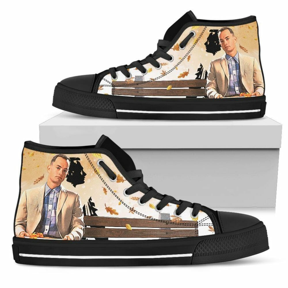 Forrest Gump Simple Man High Top Shoes Funny Gift