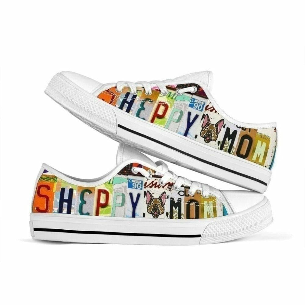 German Shepherd Mom Shoes Low Top Style For Dog Lover