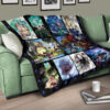 Ghibi Characters Quilt Blanket Anime Fan Gift Idea 17