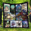 Ghibi Characters Quilt Blanket Anime Fan Gift Idea 1