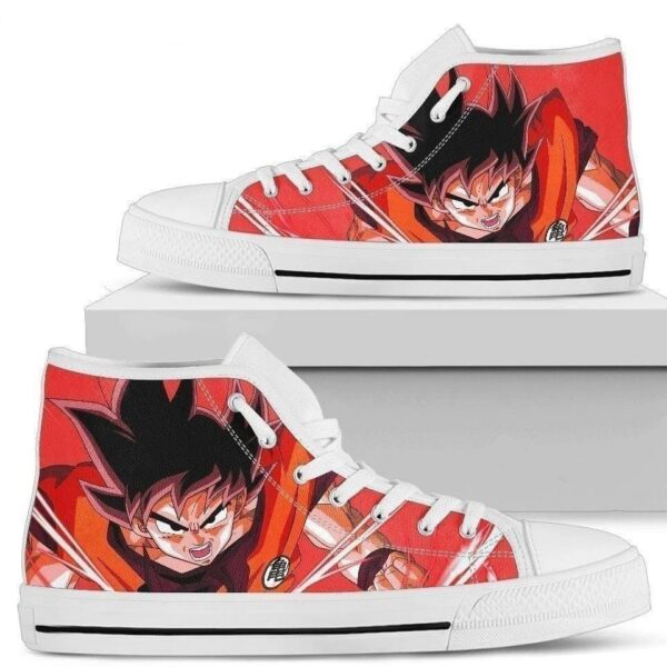 Goku Sneakers High Top Shoes Fan Gift