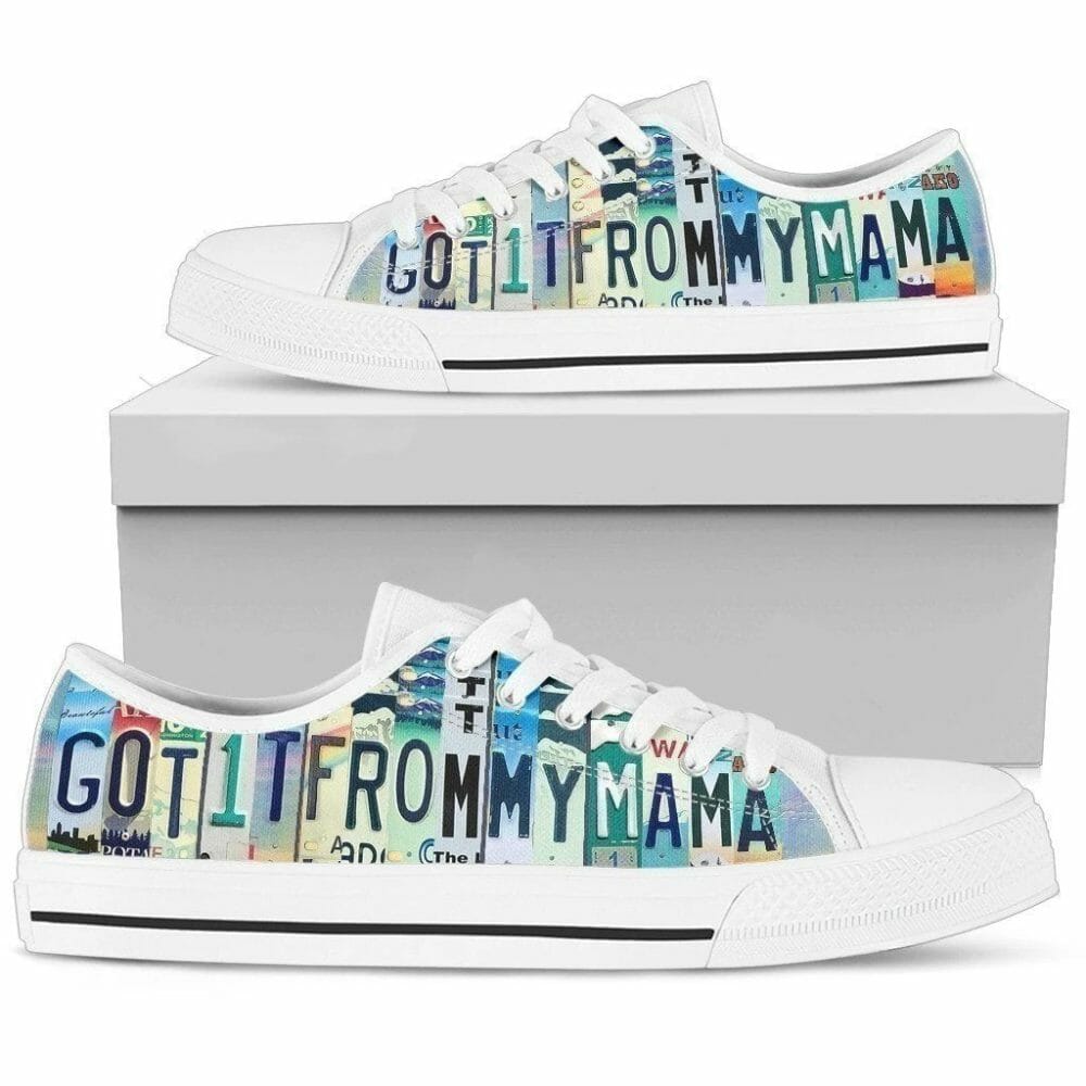 Got It From Mama Men Sneakers Style Funny Gift