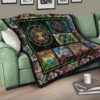 Graphic Art Tree of Life Quilt Blanket Gift For Earth Lover 17