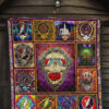 Grateful Dead Head Quilt Blanket For Fan Gift 7