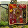 Gryffindor House Harry Potter Premium Quilt Blanket Movie Home Decor Custom For Fans 13