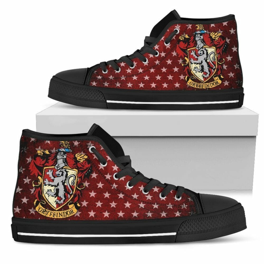 Gryffindor Sneakers Harry Potter High Top Shoes Fan Gift 1