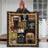 Guinness Quilt Blanket Funny Gift For Beer Lover 3