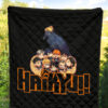 Haikyuu Anime Premium Quilt - Haikyuu Chibi Volleyball Team Members In Raven Nest Quilt Blanket 5