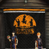 Haikyuu Anime Premium Quilt - Hinata Shoyo And Kageyama Play Volleyball Silhouette Quilt Blanket 7