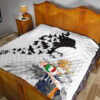 Haikyuu Anime Premium Quilt - Hinata Shoyo Crow Creating Cloak Artwork Quilt Blanket 19